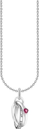 THOMAS SABO Kette mit Anhänger Together-Ring-Anhänger,