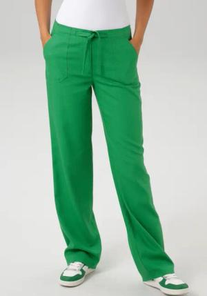 Aniston CASUAL Leinenhose mit Bindeband