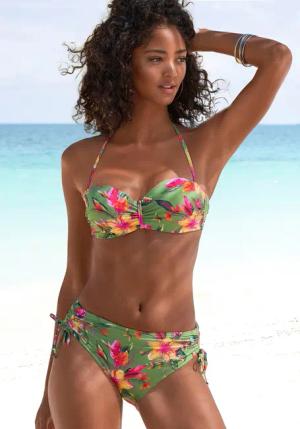 LASCANA Bikini-Hose Malia mit seitlicher Raffung