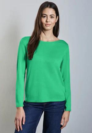 STREET ONE Strickpullover mit U-Boot-Ausschnitt