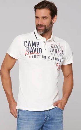 CAMP DAVID Poloshirt aus Baumwolle