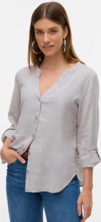 Vero Moda Langarmbluse VMLINN LS V-NECK