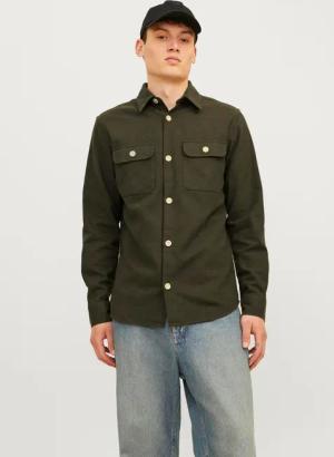 Jack & Jones Langarmhemd JJEDARREN OVERSHIRT