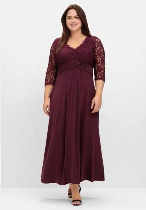 Sheego Abendkleid Große Größen mit Oberteil
