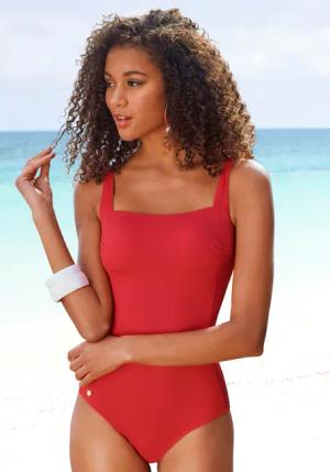 LASCANA Badeanzug Cana unifarben mit Shaping-Effekt