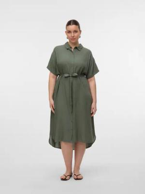 Vero Moda Curve Hemdblusenkleid VMBUMPY SS