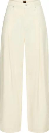 BOSS ORANGE Loose-fit-Jeans Slouchy Pleated Mid
