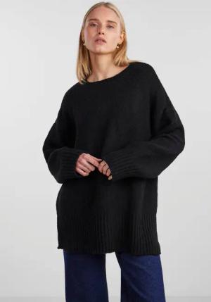 pieces Rundhalspullover PCNANCY LS LOOSE O-NECK