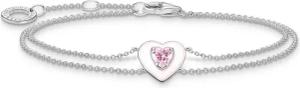 THOMAS SABO Armband Herz mit pinkem