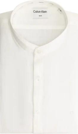 Calvin Klein Leinenhemd LINEN STANDUP COLLAR