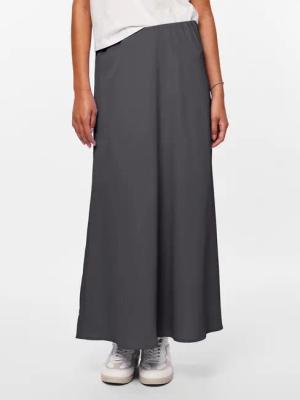 pieces Midirock PCFRANAN HW MIDI SKIRT