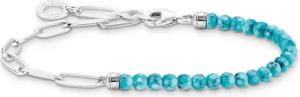 THOMAS SABO Armband blaue Perlen, A2099-404-17-L17,