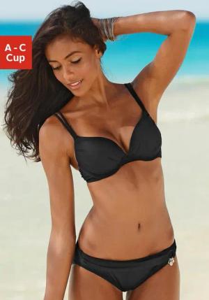 s.Oliver Push-Up-Bikini mit Zierring an der