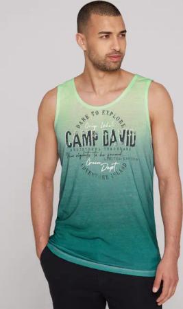 CAMP DAVID Tanktop mit Logo Print