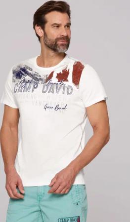 CAMP DAVID Rundhalsshirt aus Baumwolle