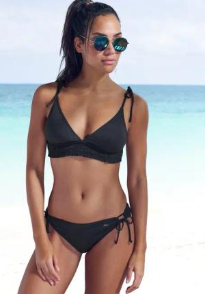 Buffalo Triangel-Bikini mit gesmoktem Einsatz