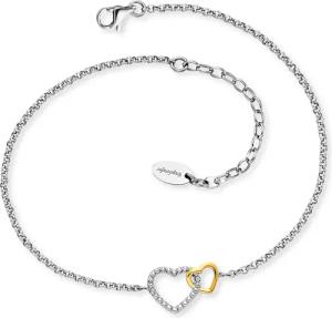 Engelsrufer Fußkette Herzen Bicolor, ERFS-HEART-BIG, Made