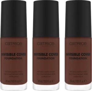 Catrice Foundation Invisible Cover Foundation, 3-tlg.,