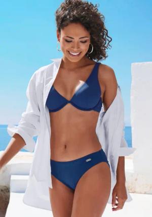 Venice Beach Bikini-Hose Lucky aus gerippter