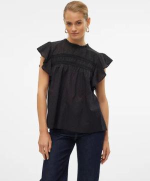 Vero Moda Blusenshirt VMTRINE SL LACE