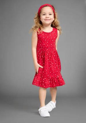 KIDSWORLD Jerseykleid 2tlg. Shirtkleid + Haarband