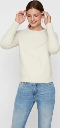 Vero Moda Rundhalspullover VMDOFFY in melierter