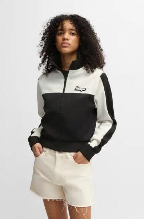 HUGO Blue Sweatshirt Dalaria im Retro