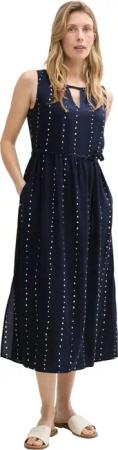 TOM TAILOR Druckkleid mit Punkten und