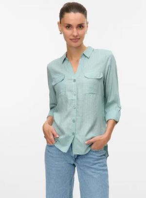 Vero Moda Hemdbluse VMBUMPY LS GLITTER