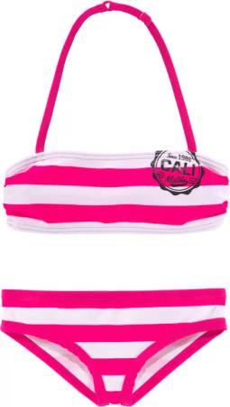 Bench. Bandeau-Bikini mit trendigen Streifen