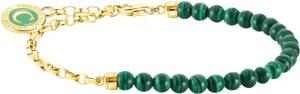 THOMAS SABO Charm-Armband imit. Malachit oder