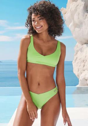 Venice Beach Bikini-Hose Lucky aus gerippter