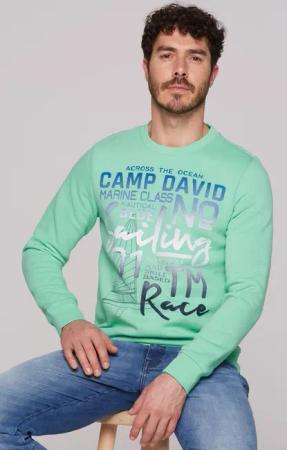 CAMP DAVID Sweater mit weicher Innenseite