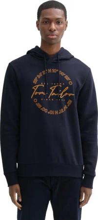 TOM TAILOR Kapuzensweatshirt mit großem Logo-Frontprint