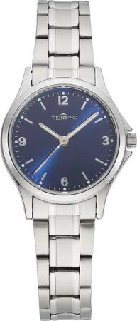 Tempic Quarzuhr, Armbanduhr, Damenuhr, analog, Edelstahlarmband