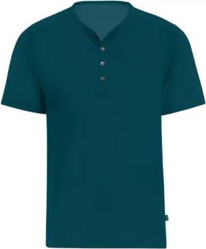 Trigema T-Shirt TRIGEMA T-Shirt mit Knopfleiste