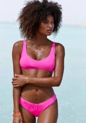 Venice Beach Bustier-Bikini-Top Lucky, aus gerippter