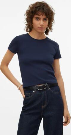 Vero Moda Rundhalsshirt VMCHLOE SS SHORT