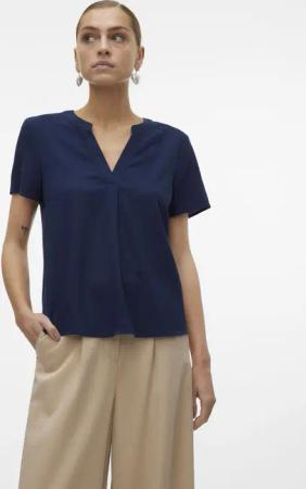Vero Moda Blusenshirt VMMYMILO SS V-NECK