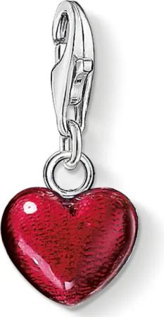 THOMAS SABO Charm-Einhänger Rotes Herz, 0794-007-10