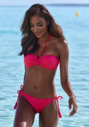Elbsand Bandeau-Bikini mit V-Bügel