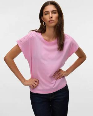 Vero Moda Kurzarmshirt VMEMMY SS LACE