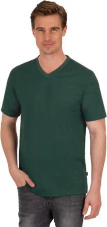 Trigema T-Shirt TRIGEMA V-Shirt DELUXE Baumwolle