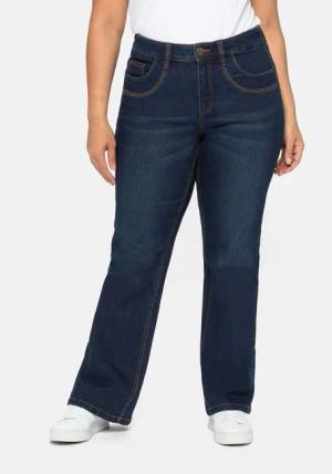 Sheego Bootcut-Jeans Große Größen mit verstellbarem