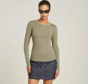 G-STAR Langarmshirt Tops Overdyed slim im