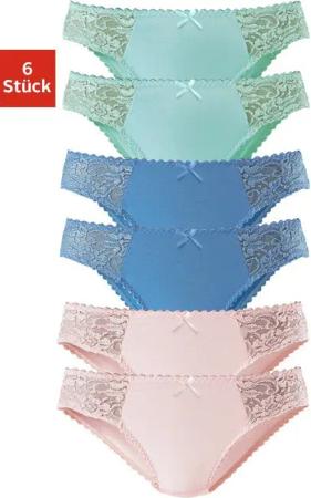 petite fleur Jazz-Pants Slips (6er-Pack) aus