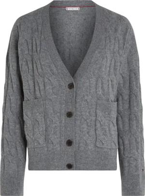 Tommy Hilfiger Strickjacke SOFT WOOL CABLE