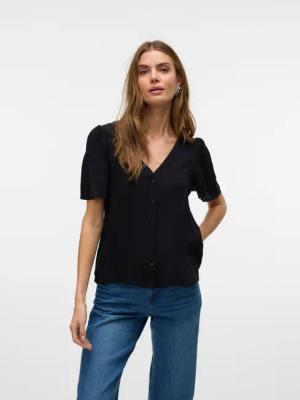 Vero Moda Kurzarmbluse VMALBA SS V-NECK