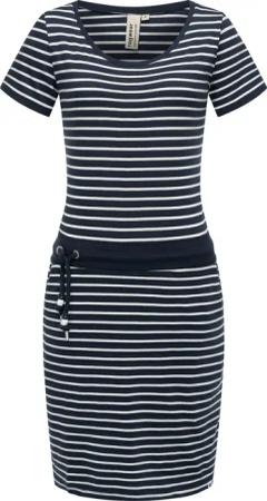 Ragwear Sommerkleid Baomi gestreiftes Damen Minikleid