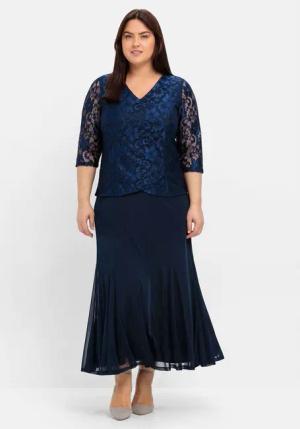 Sheego Abendkleid Große Größen mit floraler
